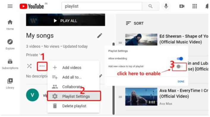 How to Reverse a Youtube Playlist Simplest Methods Enhau